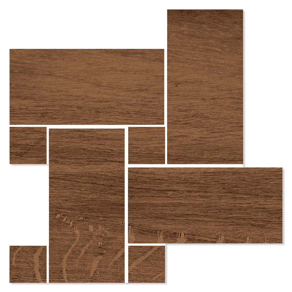 Tre Gulvflis Riverside Brun Matt 22x22 cm